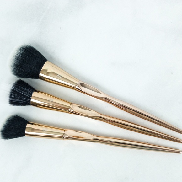 F.A.R.A.H Other - F.A.R.A.H Gold Face Brush Trio Set  [PRICE FIRM]